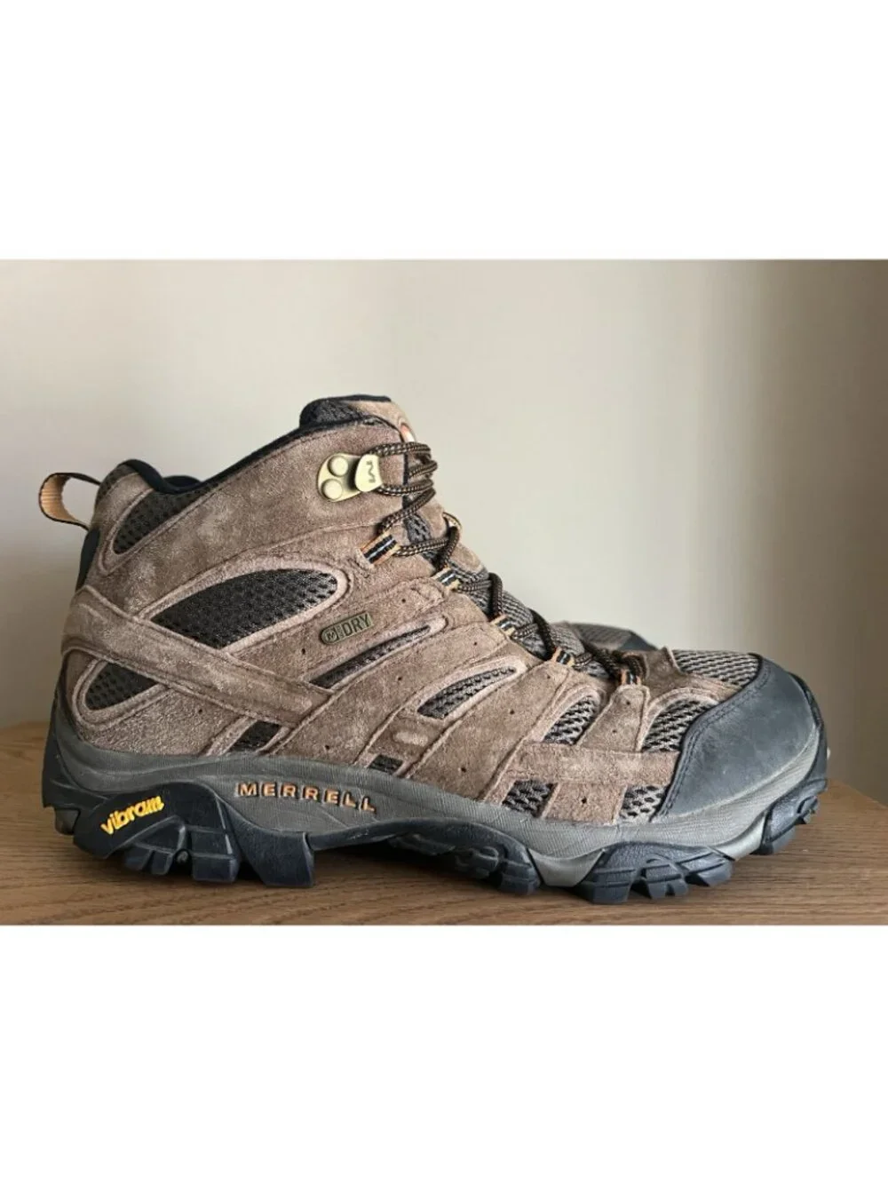 Merrell Men’s 11W Moab 3 Mid Wide Width Shoes Hiking Outdoor Sporty Boots